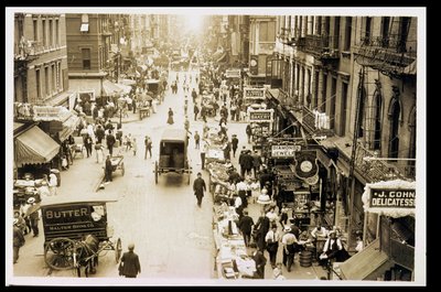 Eastward na Rivington i Orchard Street, 1905 autorstwa American Photographer